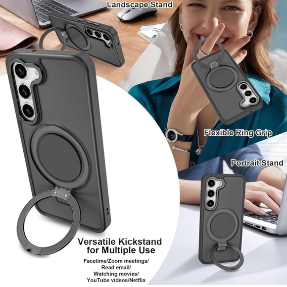 Galaxy S24 plus magnetic ring stand black case new. - Picture 6 of 6